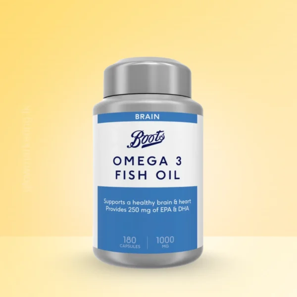 Boots Omega 3 Fish Oil 1000mg – 180 Capsules – Glow Marketing Sri Lanka