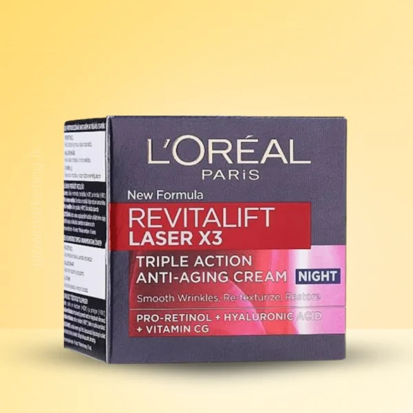 L'Oreal Revitalift Laser X3 Night Cream 50ml