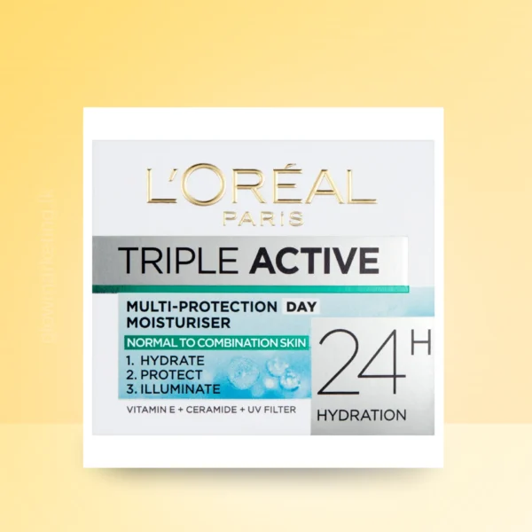 Loreal Triple Active Day Moisturiser 50ml – Multi-Protection Cream