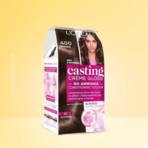 Loreal Paris Casting Creme Gloss 400 Brown in Sri Lanka