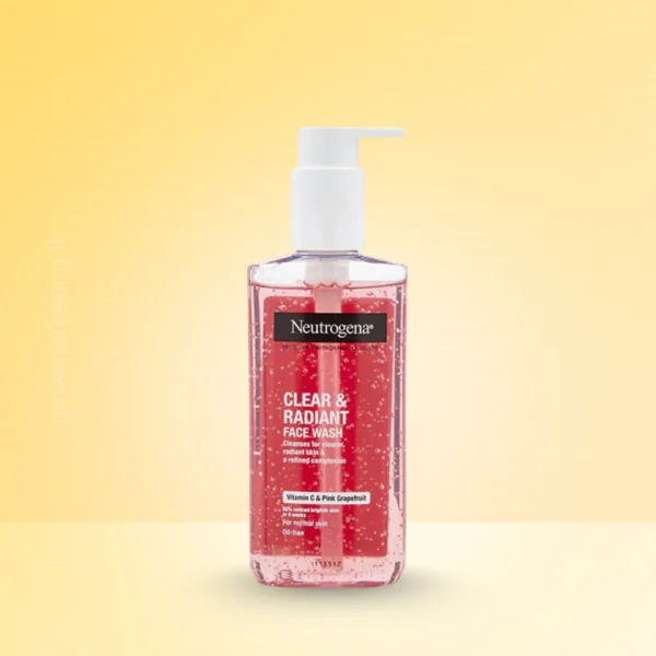 Neutrogena Clear & Radiant Facial Wash 200ml – Glow Marketing Sri Lanka
