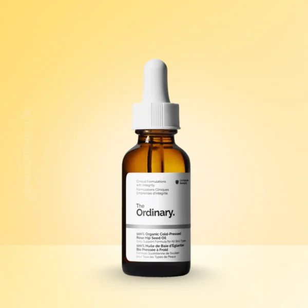 The Ordinary 100% Organic Cold-Pressed Rose Hip Seed Oil 30ml for skin hydration and scar repair