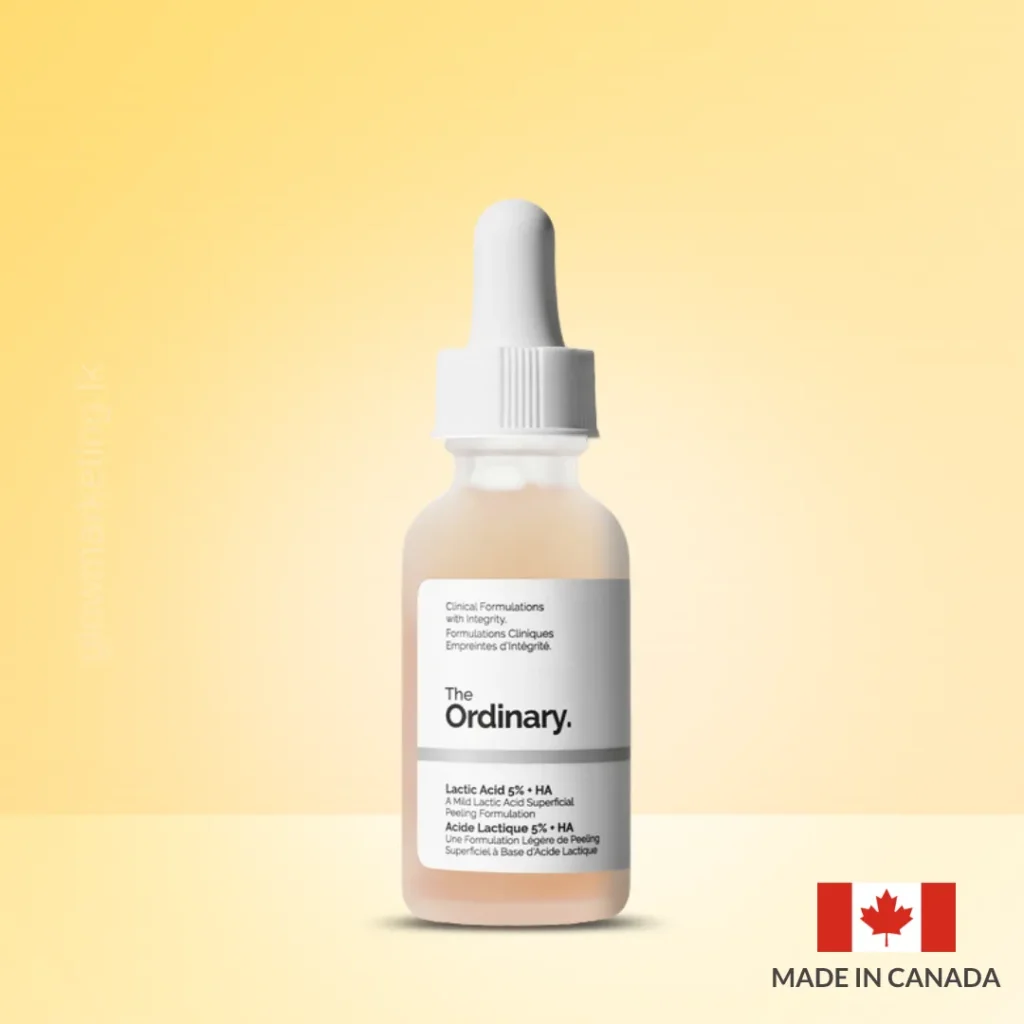 The Ordinary Lactic Acid 5% + HA 30ml At glowmarketing.lk