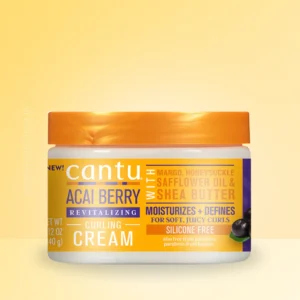 Cantu Acai Berry Curling Cream – 340g Revitalizing Hair Cream