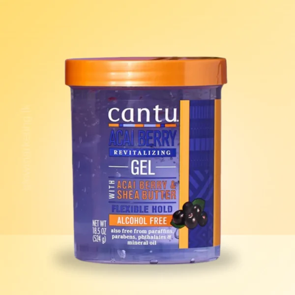 Cantu Acai Berry Styling Gel – 524g Revitalizing Curl Gel