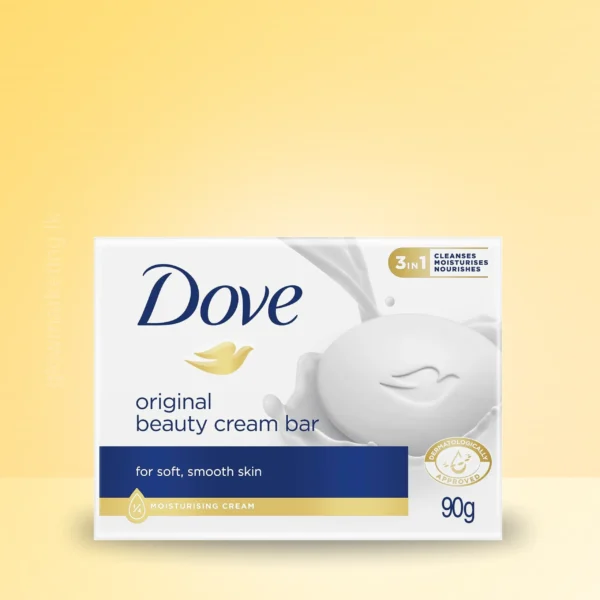 Dove Original Beauty Cream Bar – 90g Gentle Moisturizing Soap
