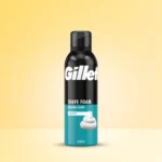 Gillette Shave Foam Sensitive 200ml – Gentle and Hydrating Shaving Foam for Sensitive Skin