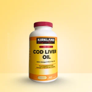 Kirkland Signature Cod Liver Oil Food Supplement with Omega-3 Fish Oil and Vitamins Omega 3 Fish Oil Sri Lanka โ Kirkland Cod Liver Oil