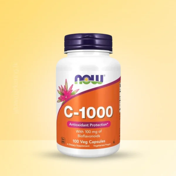 NOW C-1000 100 Veg Capsules – High Potency Vitamin C Supplement