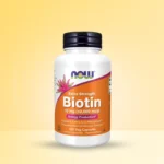 Now Extra Strength Biotin 10mg 120 Veg Capsules for Hair, Skin, and Nails