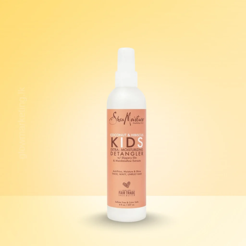 Make detangling easy with Shea Moisture Kids Detangler. Coconut, hibiscus & shea butter blend softens, smooths & tames frizz—gentle care for kids’ curls in Sri Lanka.