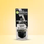 Garnier Anti-Blemish Serum with AHA BHA and Niacinamide – Charcoal Formula for Acne-Prone Skin