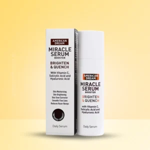 American Dream Miracle Serum – Brightening and hydrating facial serum with Vitamin C, Hyaluronic Acid, and Salicylic Acid