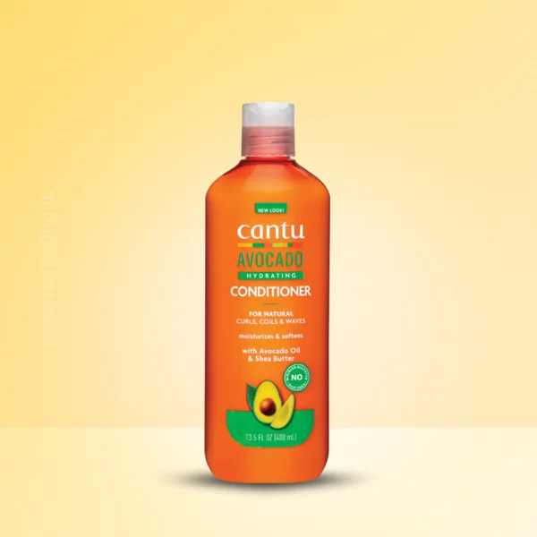 Cantu Avocado Hydrating Conditioner 400ml – Moisturizes and Softens Dry Hair