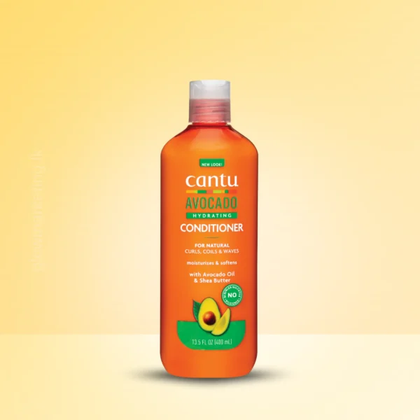 Cantu Avocado Hydrating Conditioner 400ml – Moisturizes and Softens Dry Hair