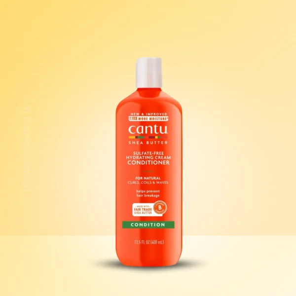 Cantu Hydrating Cream Conditioner 400ml – Shea Butter & Vitamin B for soft, hydrated curls