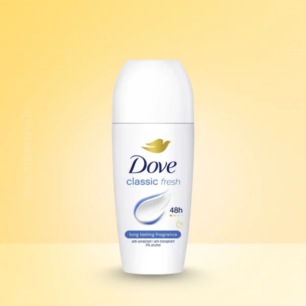 Dove Classic Fresh Deodorant 48h Anti-Perspirant Roll-On 50ml