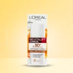 Revitalift Vitamin C UV Fluid SPF 50+ 50ml sunscreen brightening face cream by L’Oréal Paris