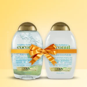 OGX Coconut Water Shampoo & Conditioner 385ml bottles