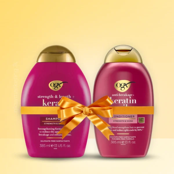 OGX Keratin Oil Combo Pack Shampoo & Conditioner 385ml each