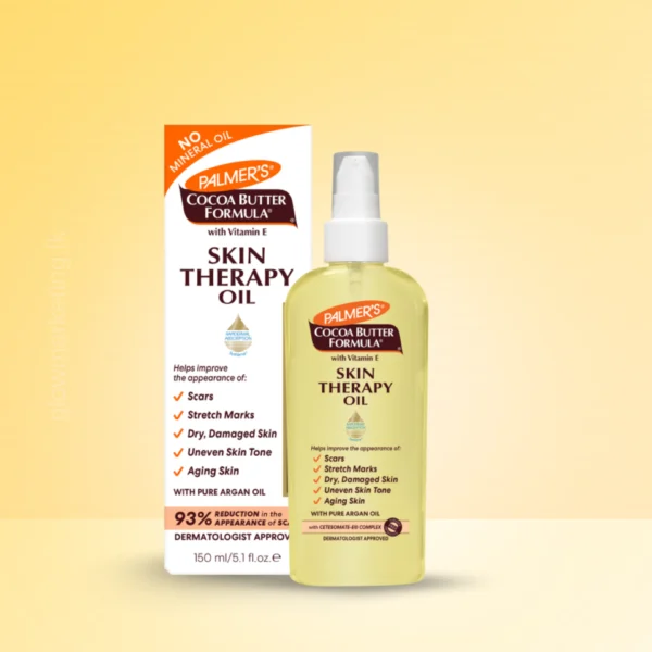 Palmers Skin Therapy Oil 150ml Sri Lanka – Lightweight Cocoa Butter & Vitamin E oil for scars, stretch marks, and hydration