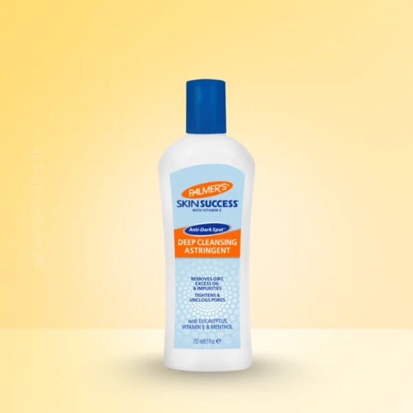 Palmers Deep Cleansing Astringent 250ml – unclogs pores, removes dirt and excess oil for clear, refreshed skin.