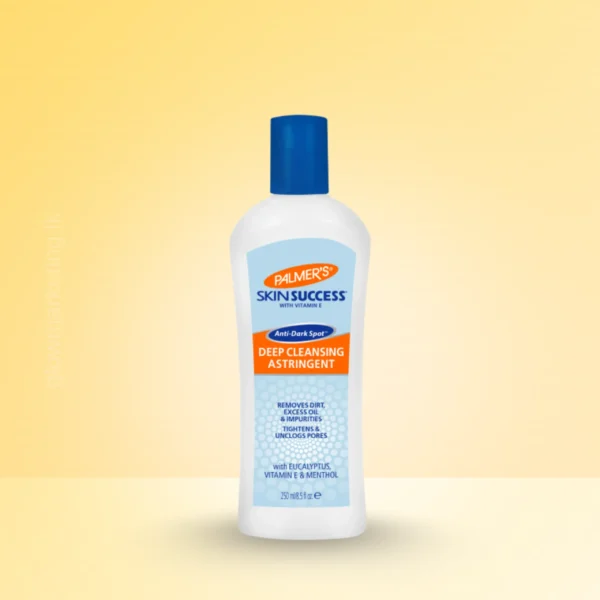 Palmers Deep Cleansing Astringent 250ml – unclogs pores, removes dirt and excess oil for clear, refreshed skin.
