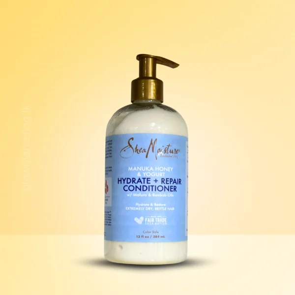 SheaMoisture Hydrate & Repair Conditioner 384ml for hydrated, stronger, and shinier hair