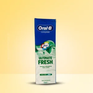 Oral-B Complete Plus Ultimate Fresh Toothpaste 75ml tube for long-lasting freshness and cavity protection