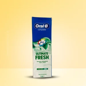 Oral-B Complete Plus Ultimate Fresh Toothpaste 75ml tube for long-lasting freshness and cavity protection