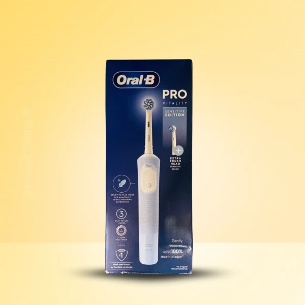 Oral-B Pro Vitality Electric Toothbrush for adults with round brush head and rechargeable battery