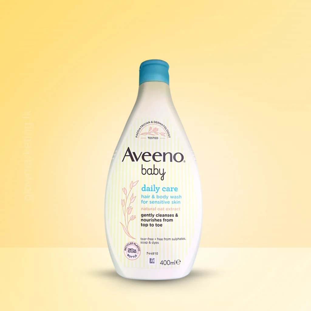 Aveeno Baby Hair and Body Wash 400ml bottle