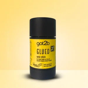 got2b Glued Wax Stick 50g got2b Glued Wax Stick 50 g โ 24h sleek hold hair styling wax enriched with coconut, castor, and shea butter
