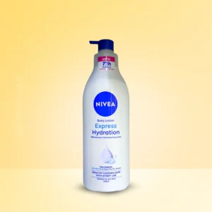 NIVEA Hydration Body Lotion 400ml – 72h deep moisture with Hyaluron and Sea Minerals for smooth, soft, and radiant skin.