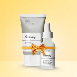 The Ordinary Brightening Combo Pack For Acne Prone Skin The Ordinary Brightening Combo Pack featuring Azelaic Acid 10% and Niacinamide 10% + Zinc 1% skincare products