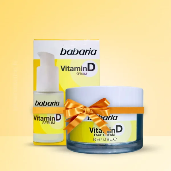 Babaria Brightening Combo Pack – Vitamin D Serum & Face Cream
