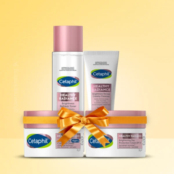 Cetaphil Brightening Combo Pack with cleanser, toner, day cream, and night cream