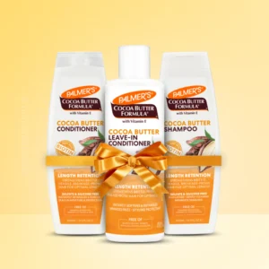 Palmers Cocoa Butter Combo Pack – Shampoo, Conditioner, and Leave-In Conditioner for Stronger, Hydrated Hair