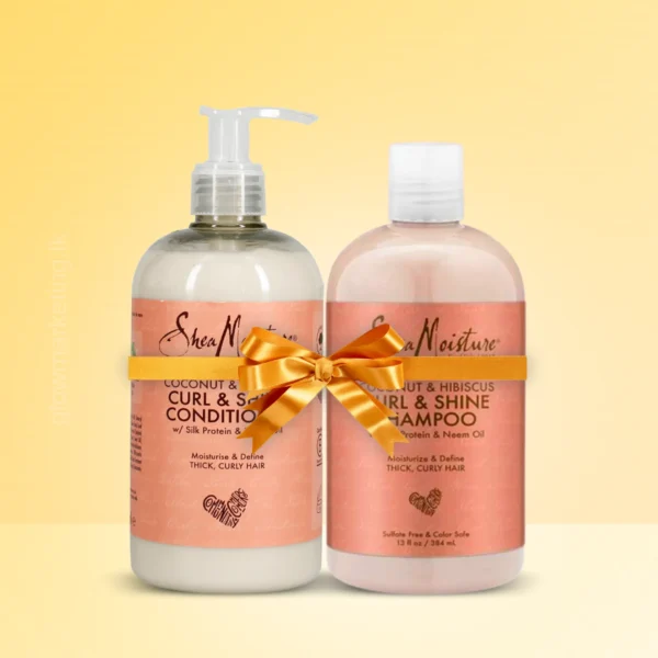Shea Moisture Curl & Shine Hair Care Combo Pack