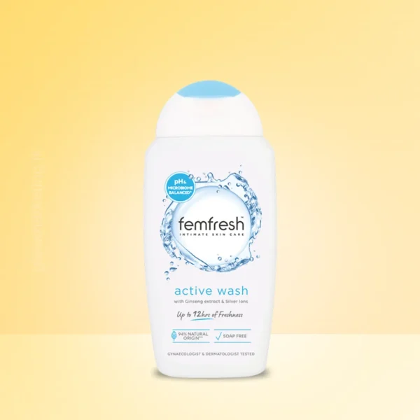 Femfresh Active Wash With Ginseng Extract & Silver Ions 250ml