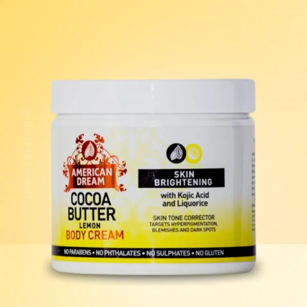American Dream Cocoa Butter Lemon Body Cream 453g - Sri Lanka