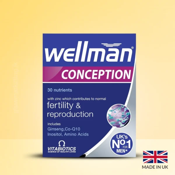 Wellman Conception 30 Tablets, Men's Fertility Support, Online in Sri Lanka