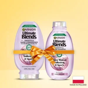 Buy Garnier Smooth & Shine Rice Water Hair Care Combo Online in Sri Lanka At glowmarketing.lk