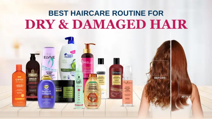 Best Haircare Routine for Dry & Damaged Hair in Sri Lanka At glowmarketing.lk