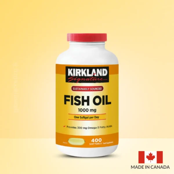 Kirkland Fish Oil & Omega 3 1000mg 400 Soft Gels Online in Sri Lanka