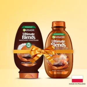 Buy Garnier Frizzy Hair Coconut Oil & Cocoa Butter Combo Pack Online in Sri Lanka At glowmarketing.lk