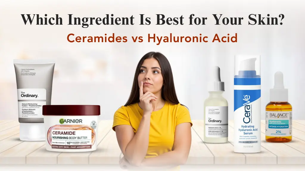 Ceramides vs Hyaluronic Acid: Which Ingredient Is Best for Your Skin?