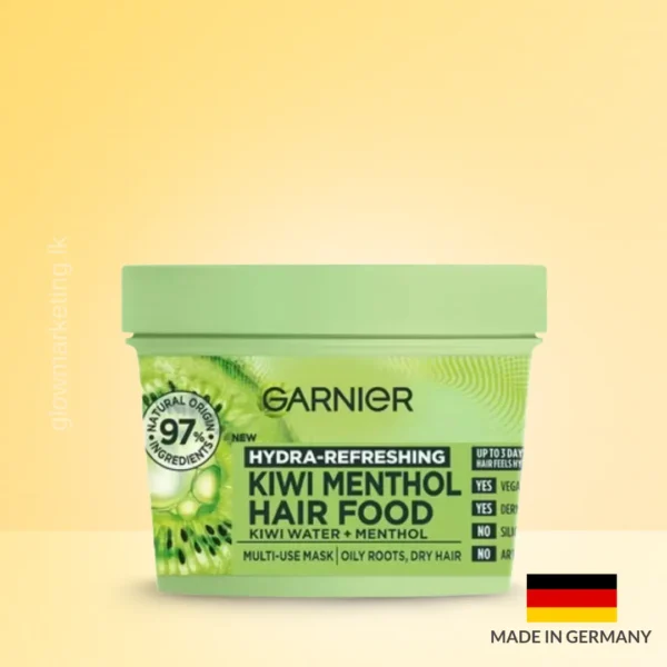 Buy Garnier Kiwi Menthol Hair Food Mask 400ml At Glow Marketing