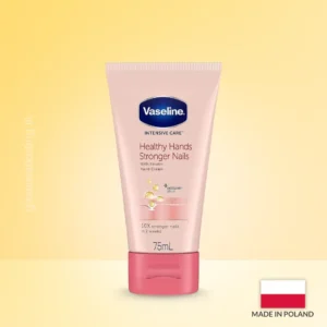 Vaseline Hand Cream for Healthy & Stronger Nails 75ml At glowmarketing.lk