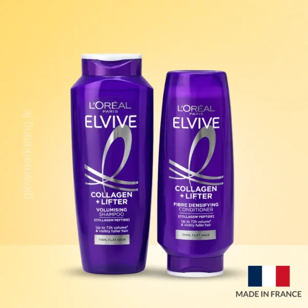 Elvive Collagen Lifter Shampoo & Conditioner Combo in Sri Lanka At glowmarketing.lk